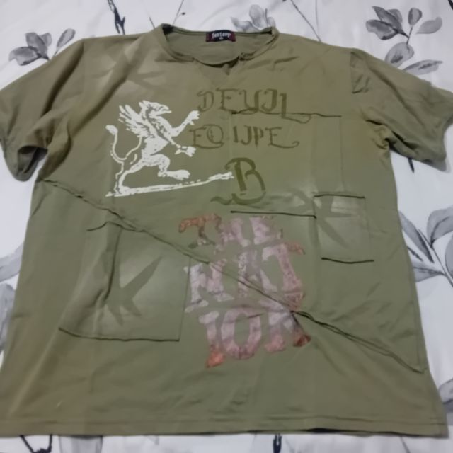 T-shirt Uomo Verde Oliva - Taglia L