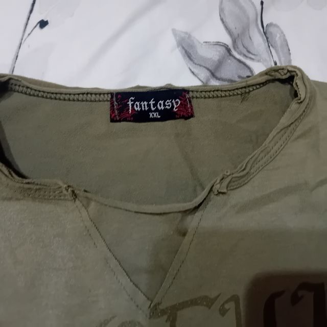 T-shirt Uomo Verde Oliva - Taglia L