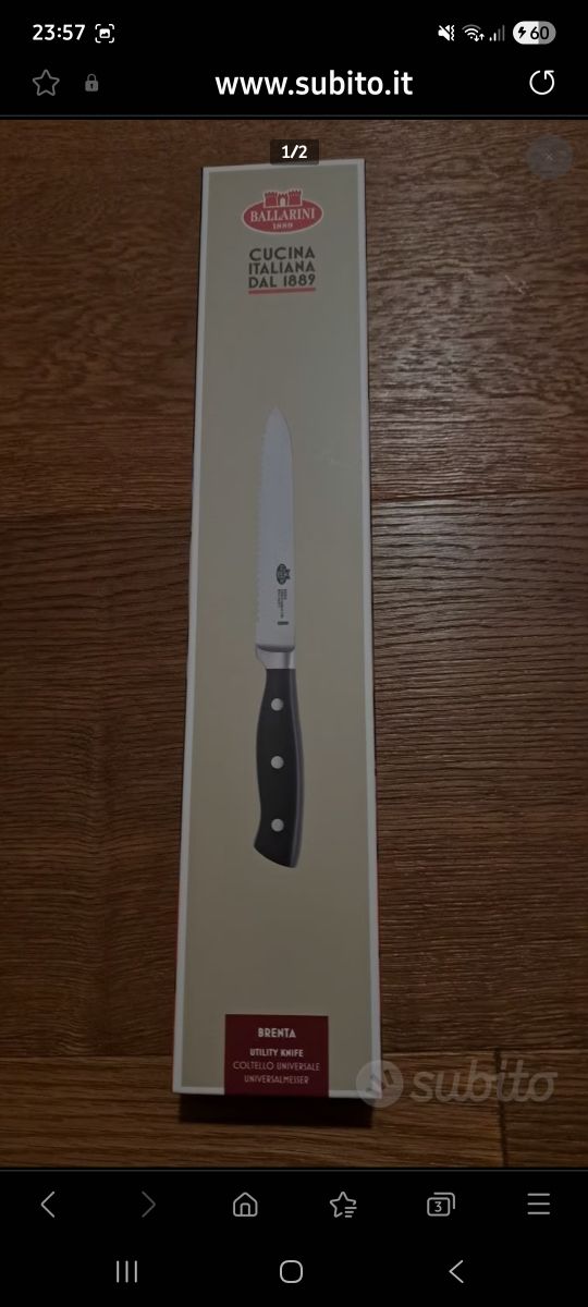 Coltello Utility Ballarini Brentha