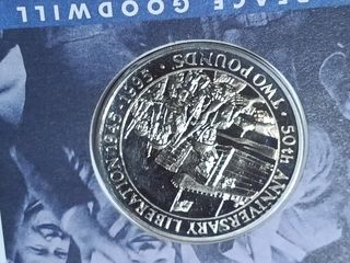 Moneda commemorativa inglesa 