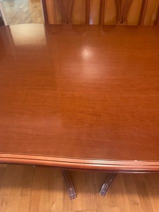 Mesa comedor ovalada madera