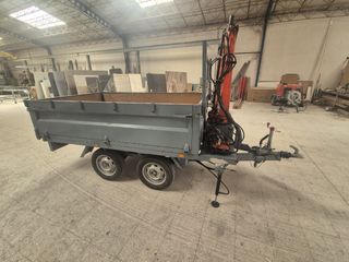 Remolque 750kg grúa basculante
