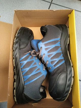 Zapatos seguridad Bellota - negros/azules.