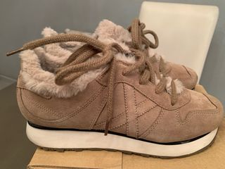 Zapatillas Munich Piel Marrón 39