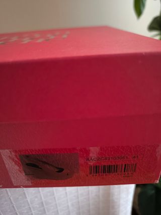 Sandalias cuña Carolina Herrera rojas