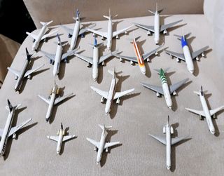 20 Modellini Aerei Metallo
