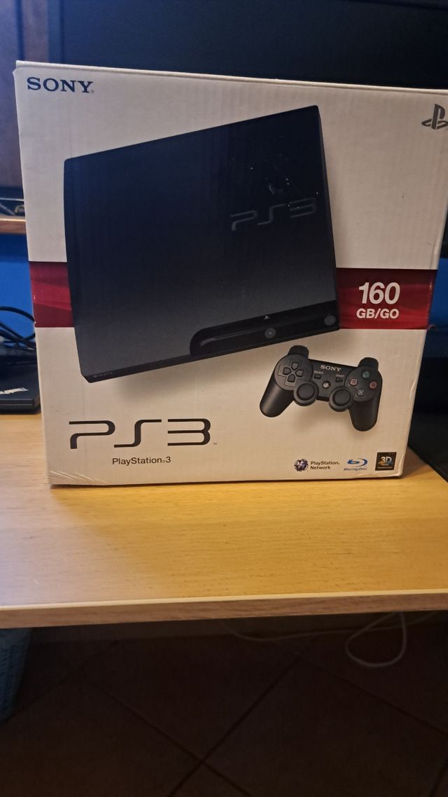 Playstation 3 Slim PS3 160GB Completa di Scatola