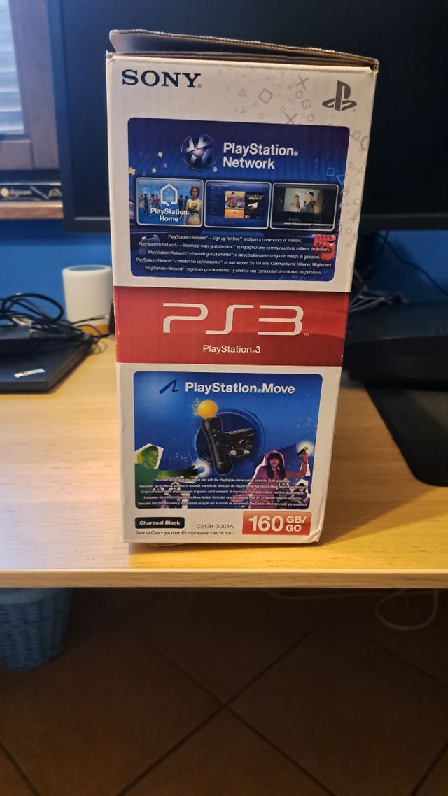 Playstation 3 Slim PS3 160GB Completa di Scatola