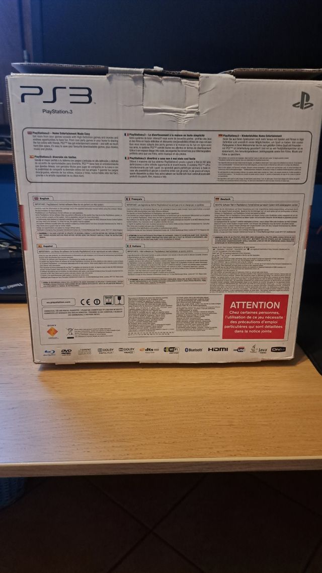 Playstation 3 Slim PS3 160GB Completa di Scatola