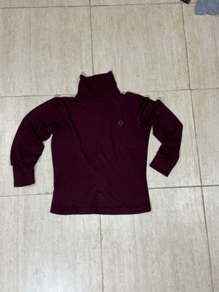 Jersey Fred Perry - Turtleneck - Morado