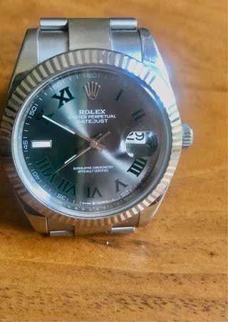 Rolex Datejust 41 mm Modelo: WINBLEDON. Oro blanco