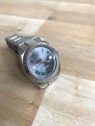 Rolex Datejust 41 mm Modelo: WINBLEDON. Oro blanco