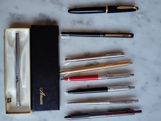 Lote 11 Bolígrafos 8 Parker, 2 PaperMate, Anson