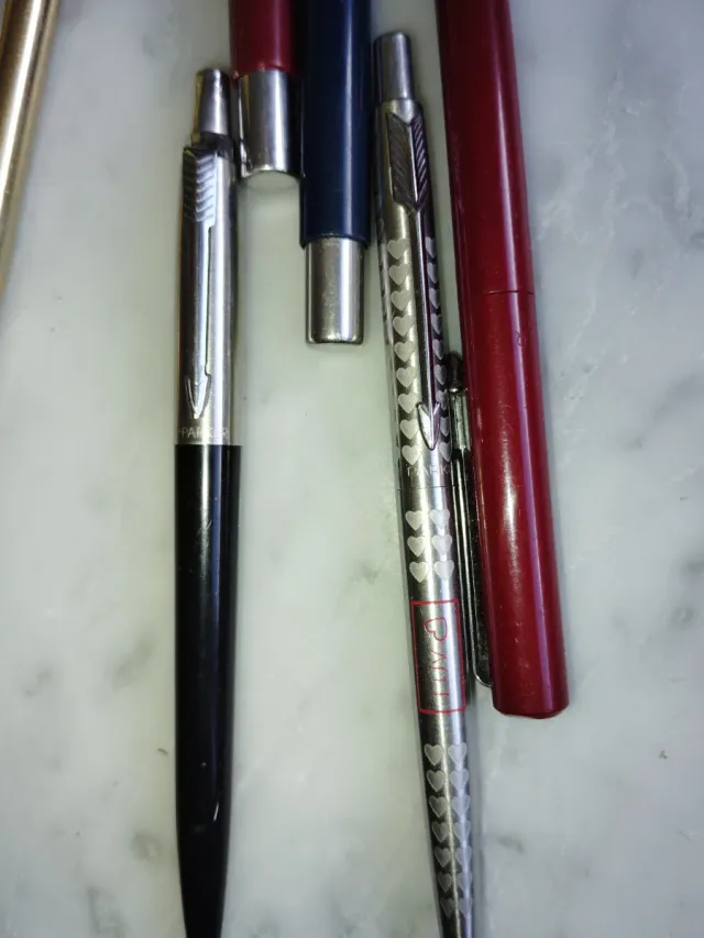 Lote Bolígrafos 5 Parker, 2 PaperMate, Anson