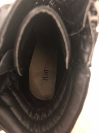Botines negros tacón alto