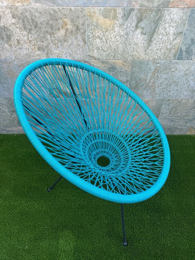 2 Sillas Jardín - Turquesa