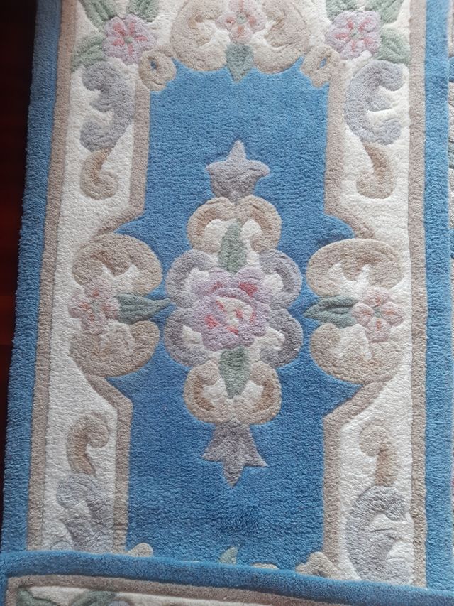 Tappeti blu e beige - 2 pz