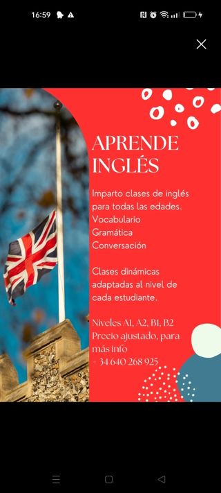 Profesora con experiencia imparte clases de inglés