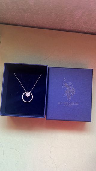Collar Plata - Círculo con circonitas