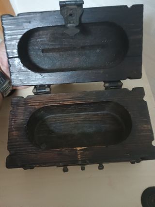 Caja baúl madera antigua
