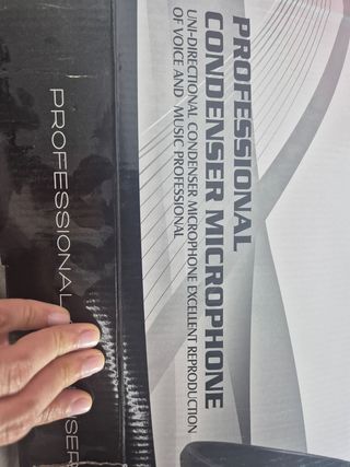 Micrófono condensador nuevo