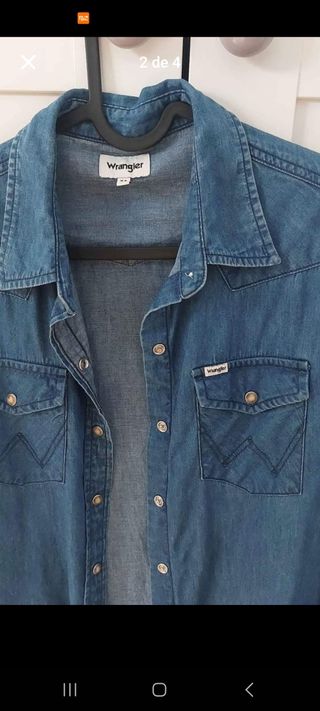 Camisa Wrangler vaquera mujer XS