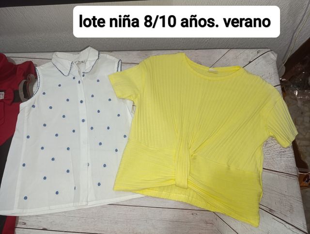 Lote niña 8-10 años verano