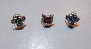 Lote 48 Anillos vintage  Ajustables acero nuevos