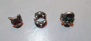 Lote 48 Anillos vintage  Ajustables acero nuevos