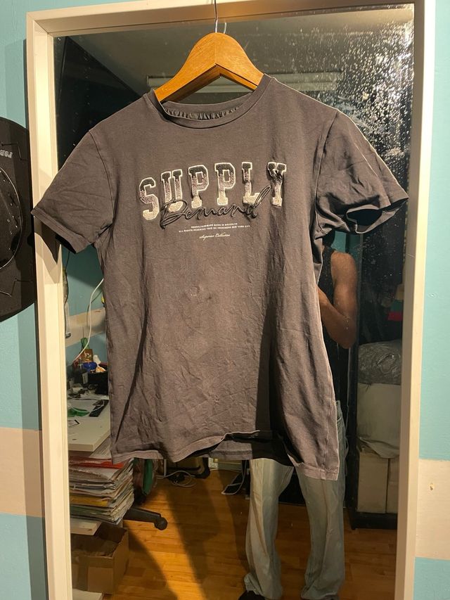 Camiseta Supply & Demand gris