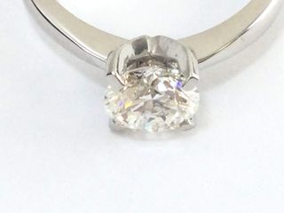 sortija oro 18k con diamante de laboratorio