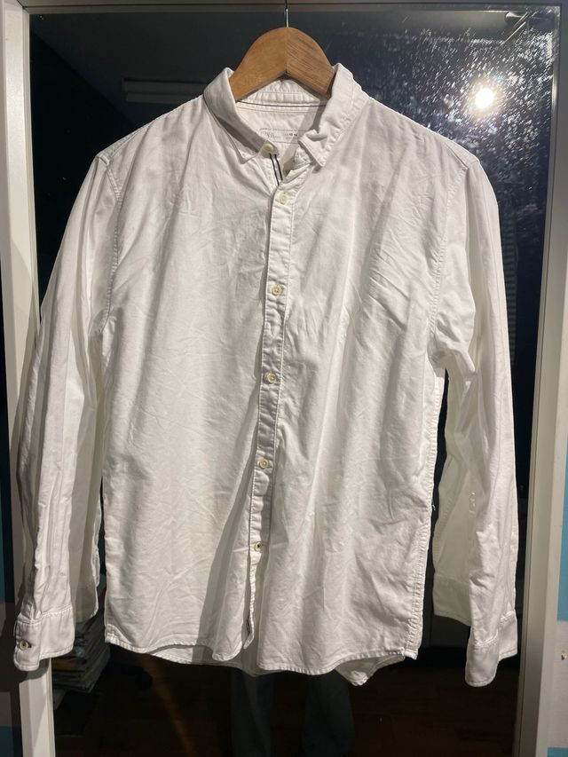 Camisa Zara niño blanca
