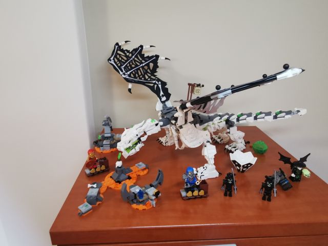 Lego 71721 Skull Sorcerer's dragon