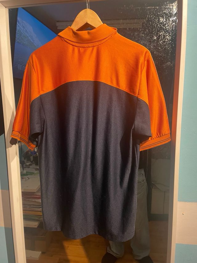 Camiseta Nike retro M azul-naranja