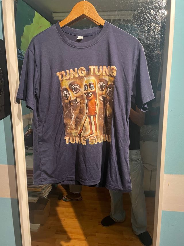 Camiseta Tung Tung Sahur - Azul