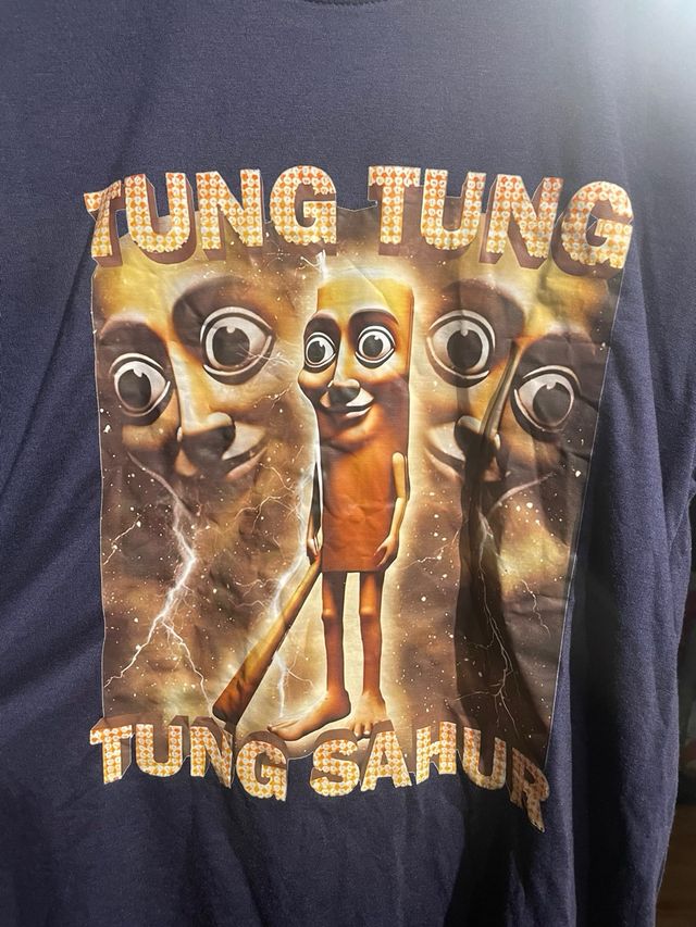 Camiseta Tung Tung Sahur - Azul