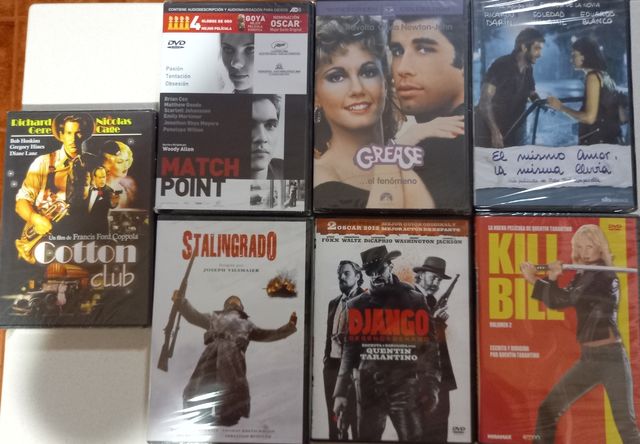 7 Películas en DVD, sin abrir. 1x3 €
