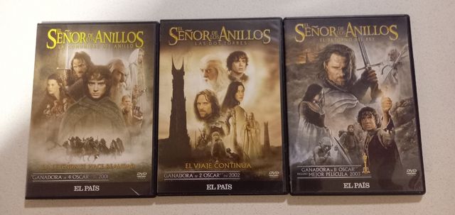 DVDs El Señor de los Anillos (Trilogía)