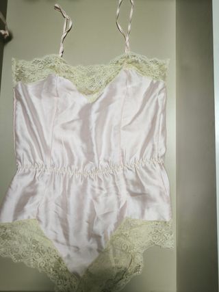 Pijama Satén Rosa - Talla única