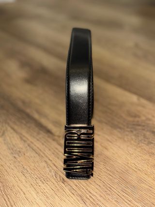 Cinturon Amiri - Negro y Dorado
