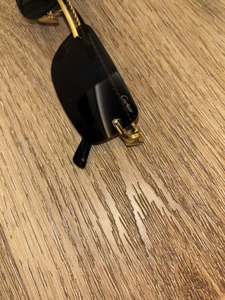 Gafas Cartier - Negras y Doradas