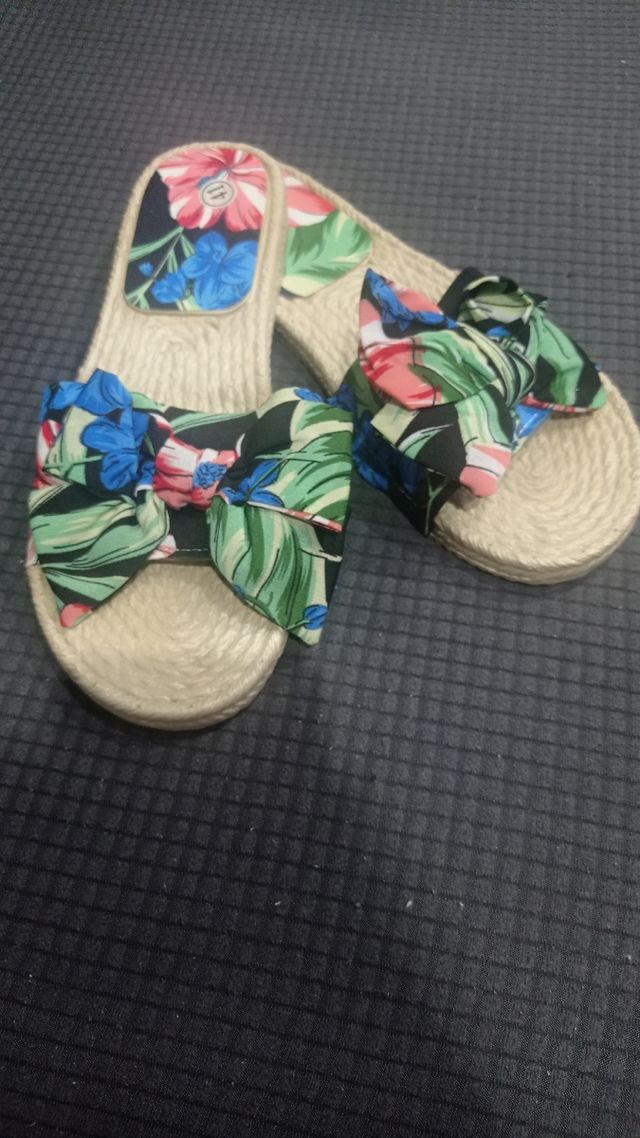 Chanclas playa - Flores