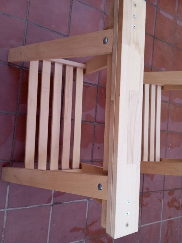 Caballetes de madera se pueden desarmar