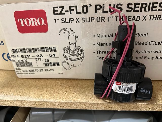 Electroválvulas riego