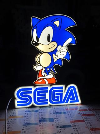Lámpara Sonic SEGA: Iluminación retro