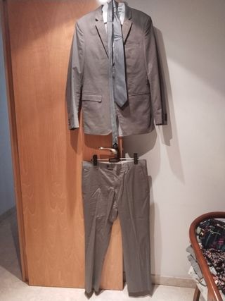 Traje gris hombre - Talla M