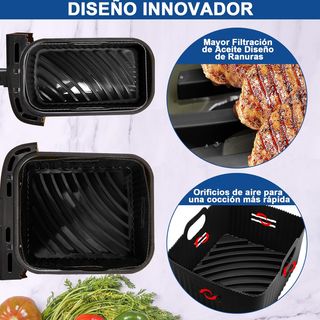 Accesorios Freidora Sin Aceite Dual Silicona