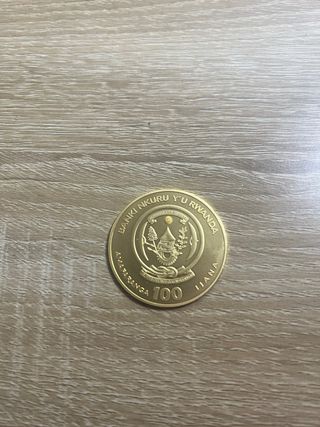 Moneda Oro Ruanda 2025 Serpiente 1oz