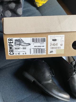 Botines Camper Mil 1913 negros Talla 42 nuevos