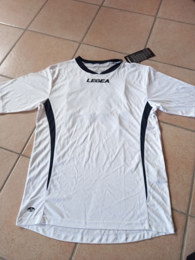 Maglia calcio Legea bianca tg M.Nuova 